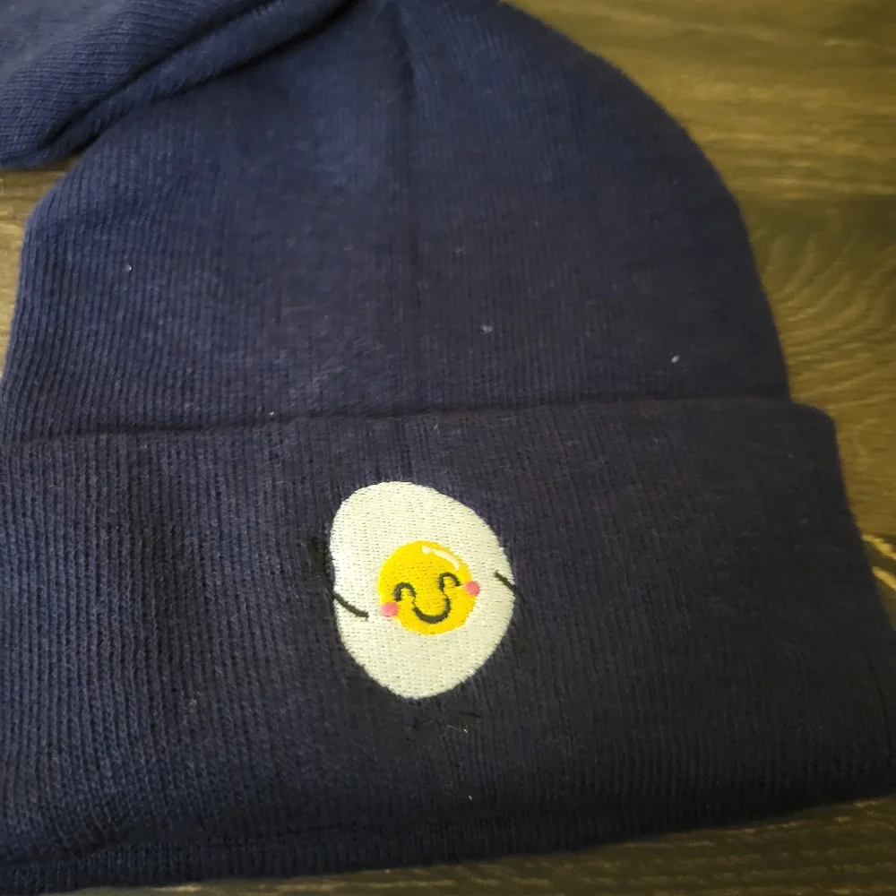 Bacon Eggs Couples Beanie 2 Piece Set Valentine Day Gift NEW Matching Ad… - Picture 5 of 11
